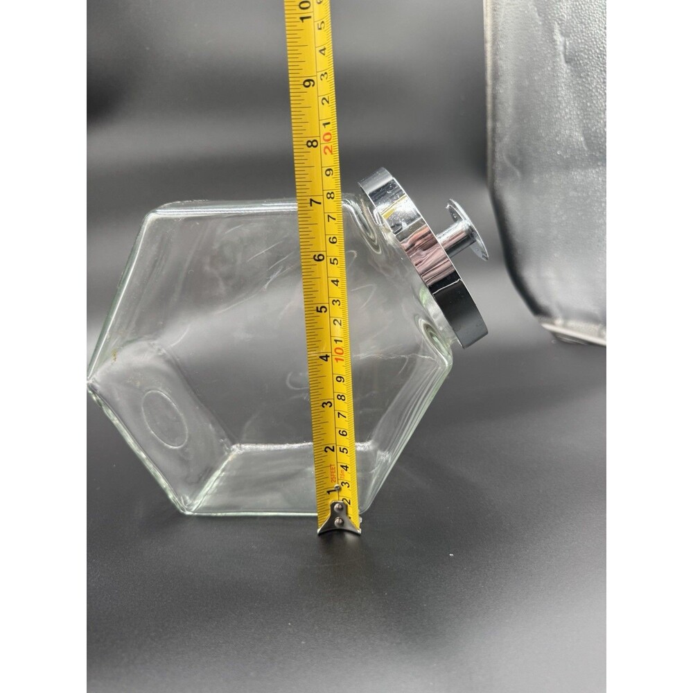 Hexagon Glass Jars